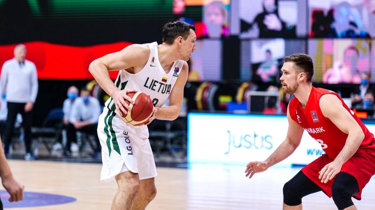 Europos krepšinio čempionato atranka: Lietuva – Danija 77:76