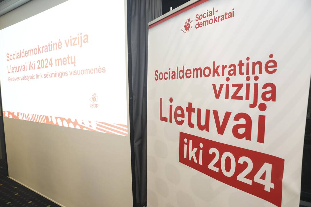 Socialdemokratai pristatė savo viziją