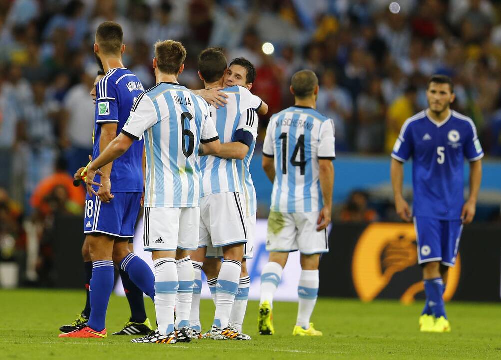 Pasaulio futbolo čempionatas: Argentina - Bosnija ir Hercegovina