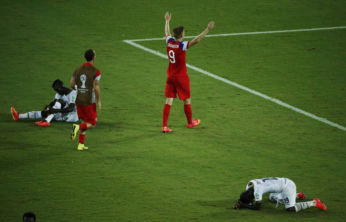 Pasaulio futbolo čempionatas: JAV - Gana