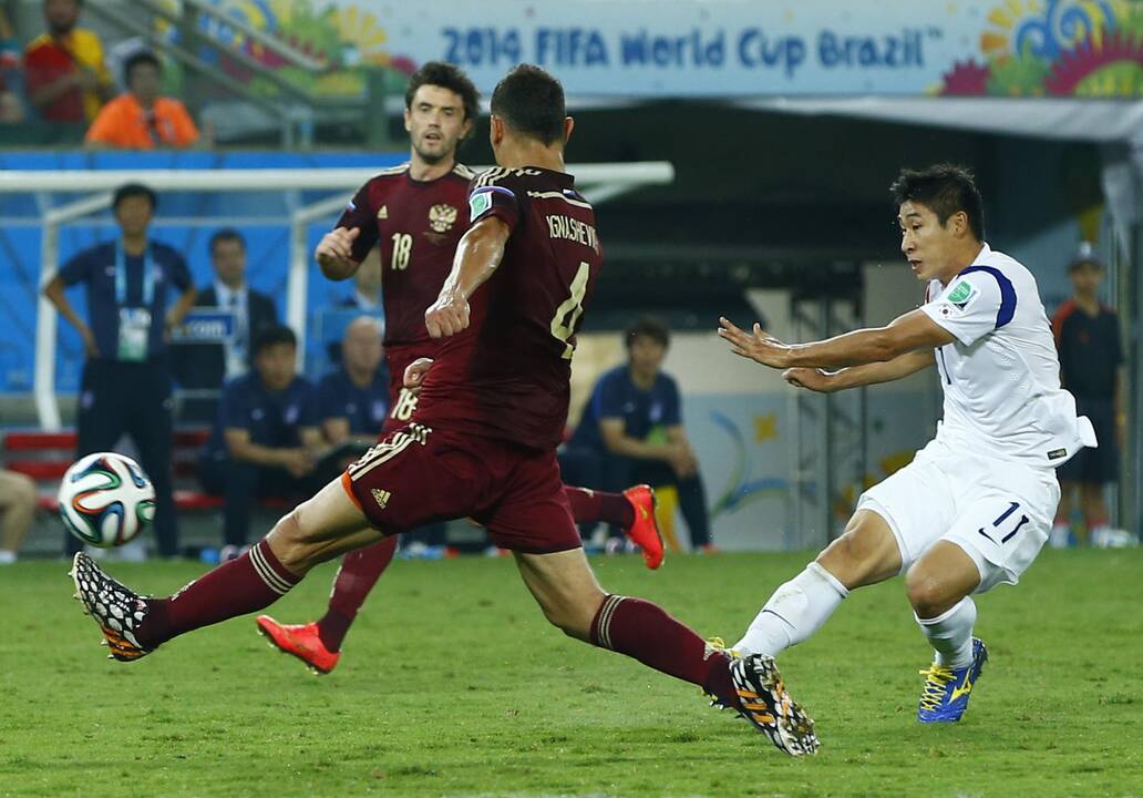 Pasaulio futbolo čempionatas: Rusija - Pietų Korėja