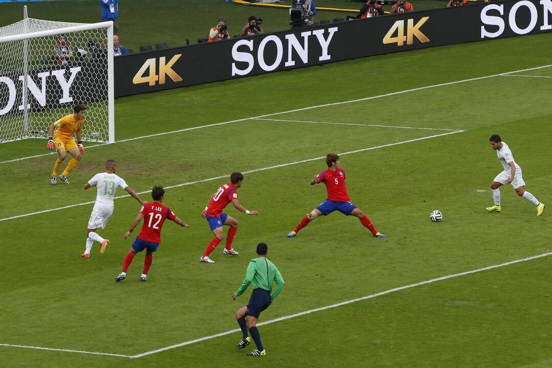 Pasaulio futbolo čempionatas: Alžyras - Pietų Korėja