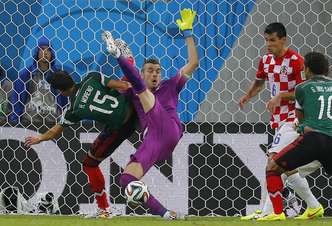 Pasaulio futbolo čempionatas: Kroatija - Meksika