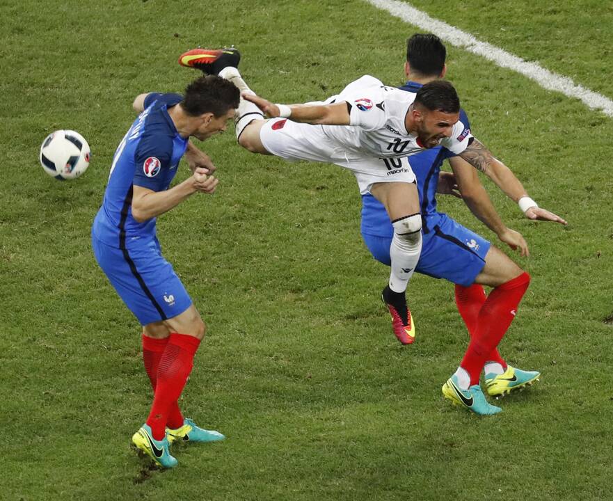 Euro 2016: Prancūzija - Albanija 2:0