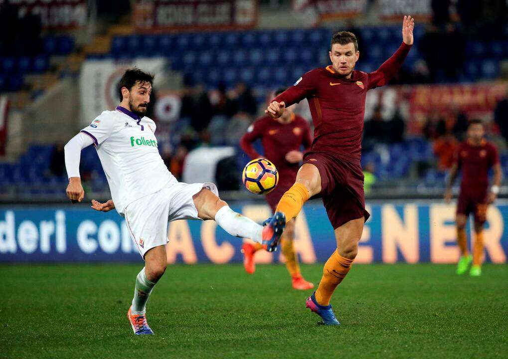 „Serie A“: E. Džeko dublis ir triuškinanti „Roma“ pergalė