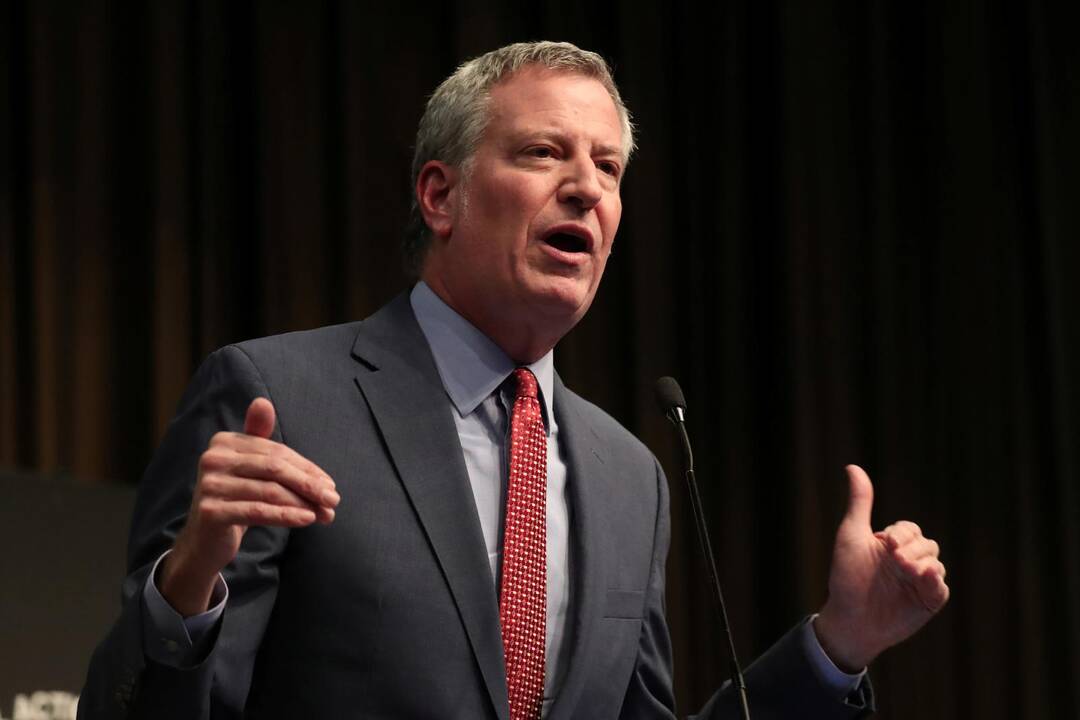 Niujorko meras Billas de Blasio