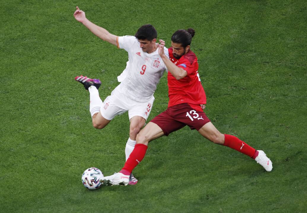 Euro 2020 ketvirtfinalis: Šveicarija – Ispanija 1:1; baud. 1:3