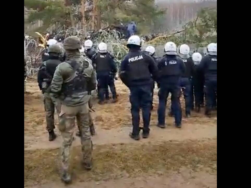 Neramumai Baltarusijos ir Lenkijos pasienyje 