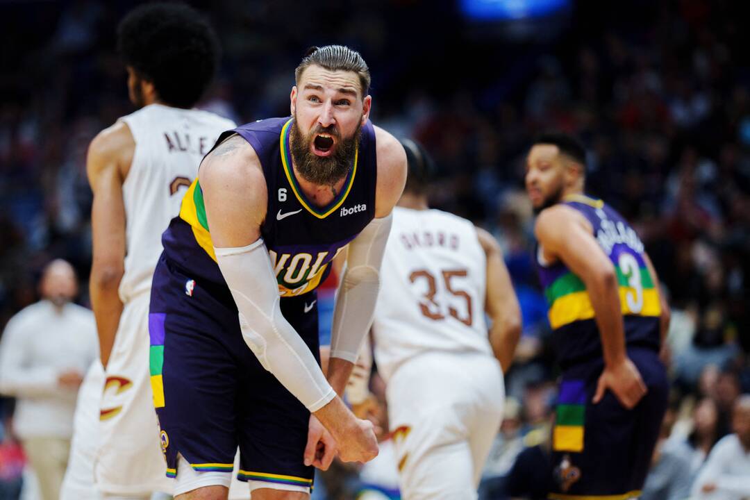 J. Valančiūnas su „Pelicans“ neturėjo argumentų prieš „Cavaliers“ žvaigždes