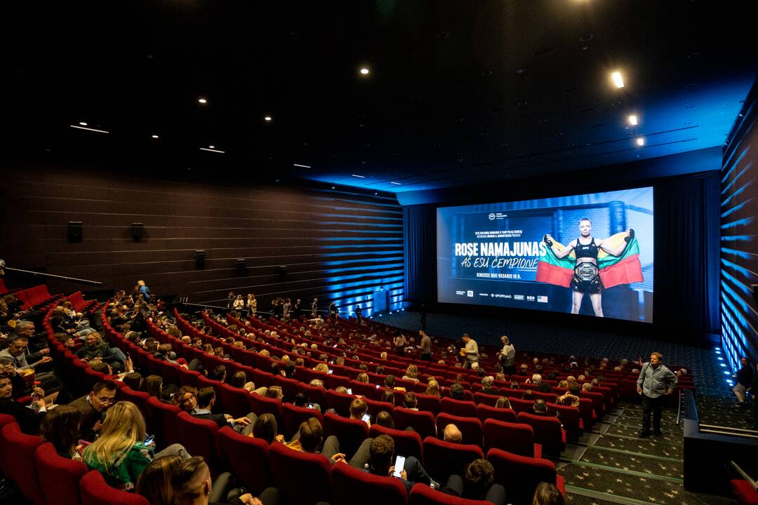 Filmo „Rose Namajunas: aš esu čempionė“ premjera