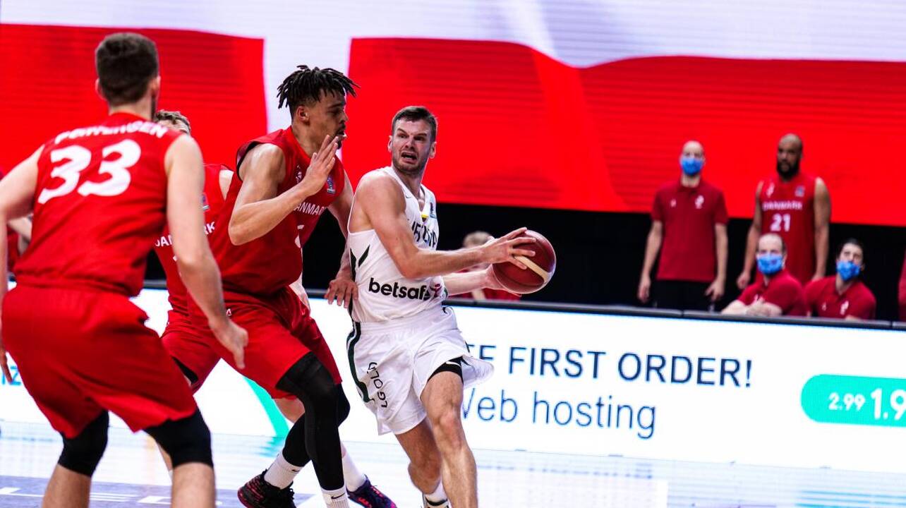 Europos krepšinio čempionato atranka: Lietuva – Danija 77:76