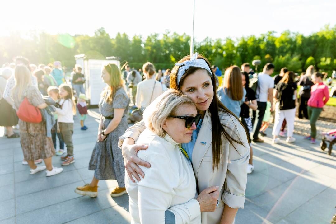 Žuvusiųjų Ukrainoje pagerbimo ceremonija