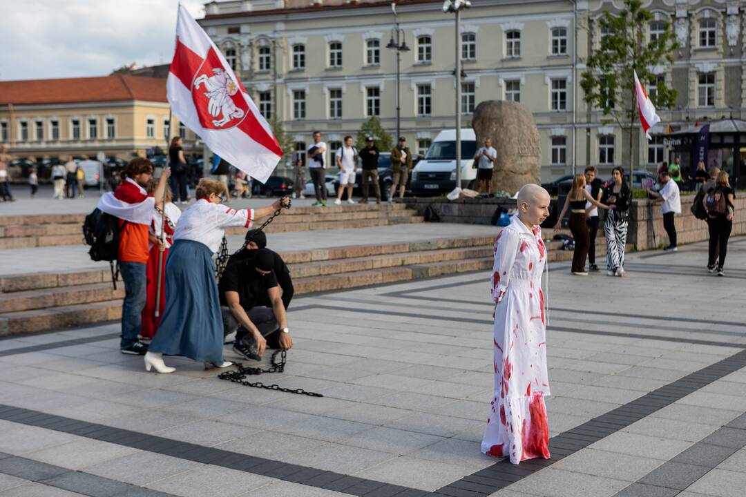 Baltarusijos opozicija Vilniuje mini antrąsias prezidento rinkimų metines