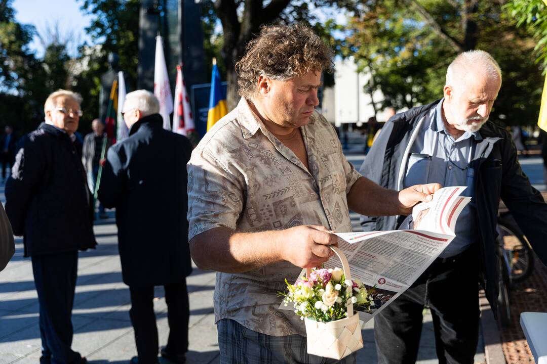 Nacionalinio susivienijimo surengta protesto akcija