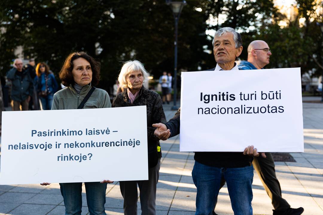 Nacionalinio susivienijimo surengta protesto akcija
