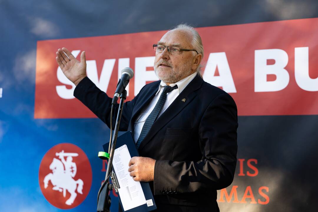Nacionalinio susivienijimo surengta protesto akcija