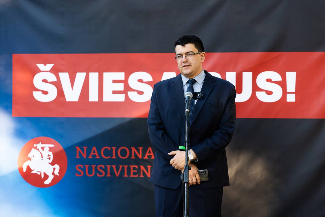 Nacionalinio susivienijimo surengta protesto akcija