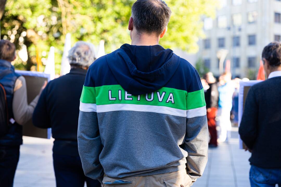 Nacionalinio susivienijimo surengta protesto akcija