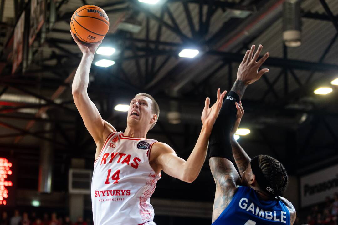 FIBA Čempionų lyga: „Rytas“ – „Bnei Herzliya“ 90:101