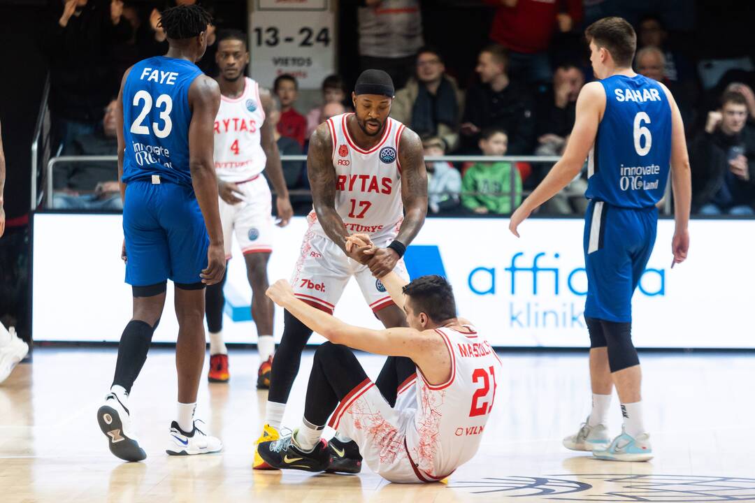 FIBA Čempionų lyga: „Rytas“ – „Bnei Herzliya“ 90:101