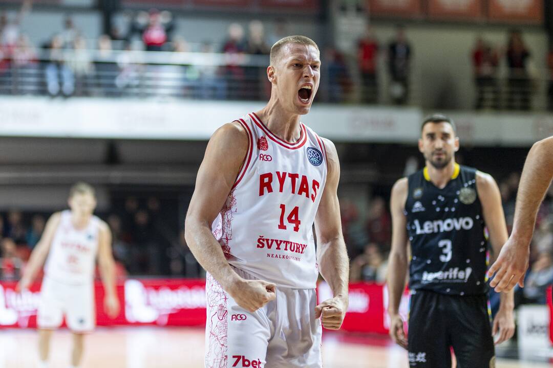  FIBA Čempionų lyga: Vilniaus „Rytas“ – Tenerifės „Lenovo“ 85:78