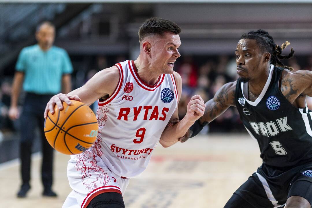 FIBA Čempionų lyga: Vilniaus „Rytas“ – Salonikų PAOK 82:63