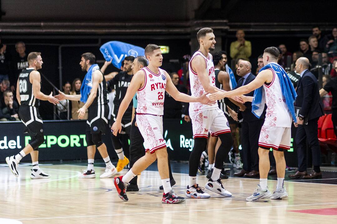 FIBA Čempionų lyga: Vilniaus „Rytas“ – Salonikų PAOK 82:63