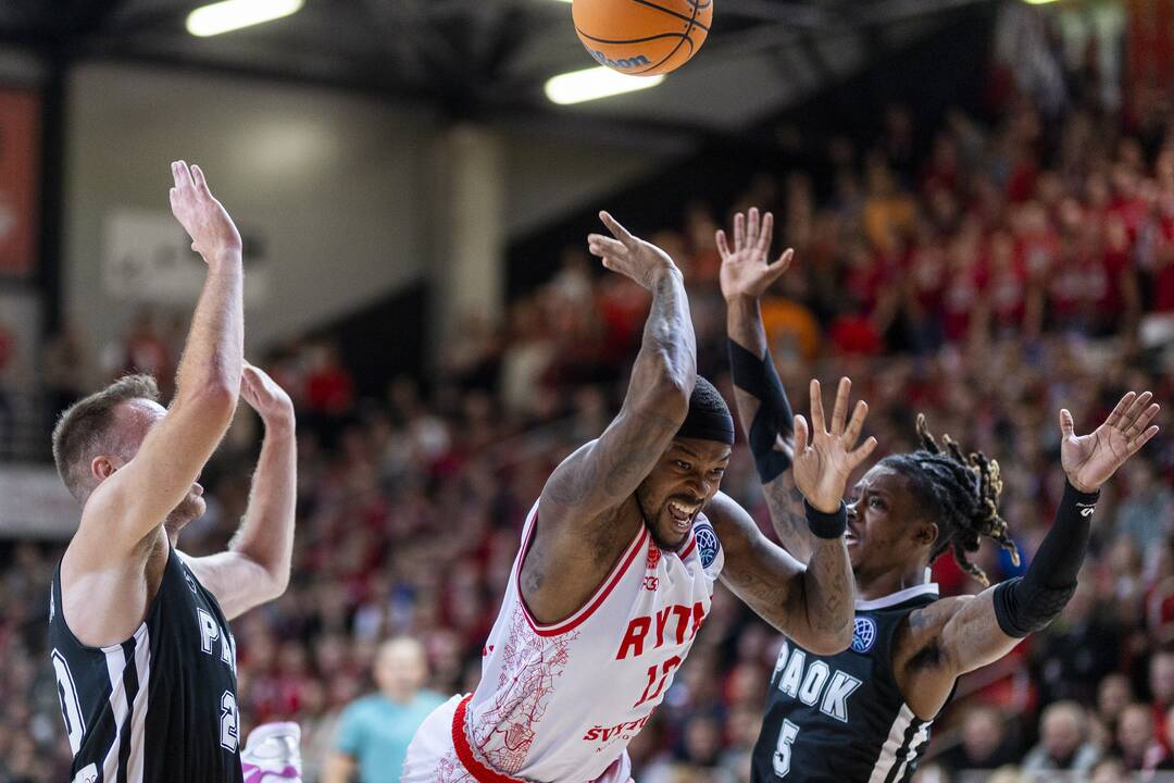 FIBA Čempionų lyga: Vilniaus „Rytas“ – Salonikų PAOK 82:63