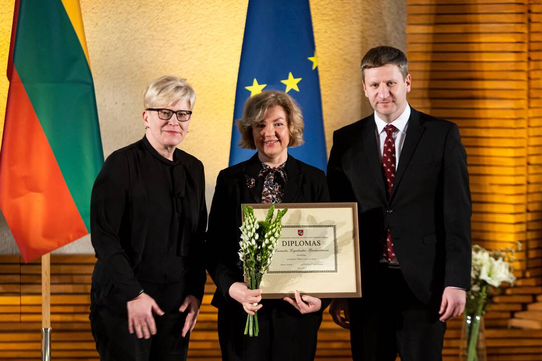 Vyriausybės kultūros ir meno premijų laureatų apdovanojimų ceremonija