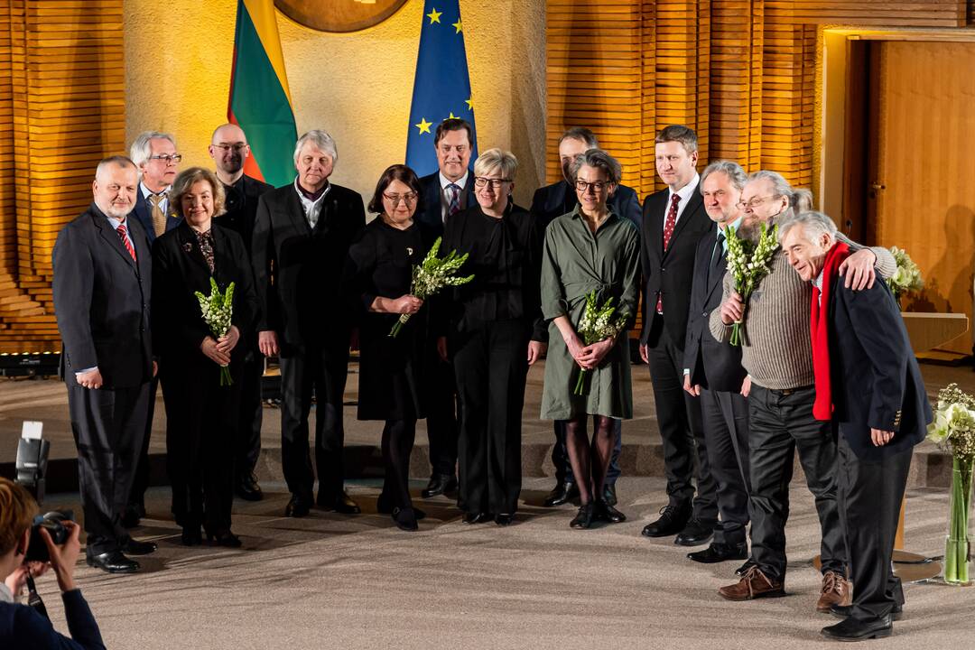 Vyriausybės kultūros ir meno premijų laureatų apdovanojimų ceremonija