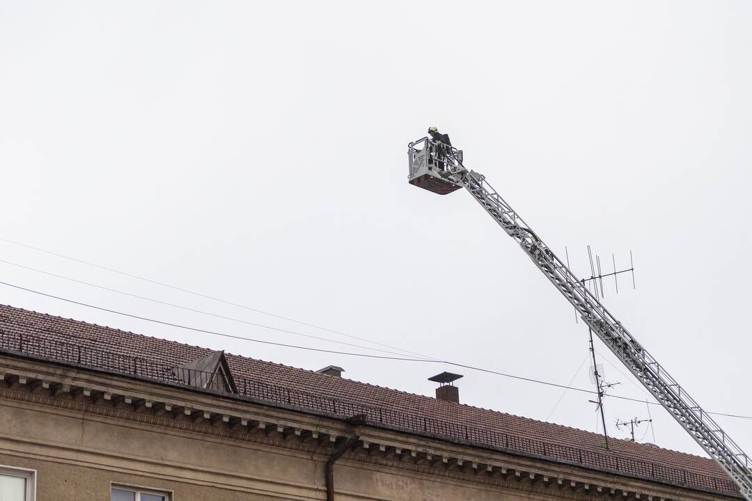 Vilniaus centre užsiliepsnojo kavinė