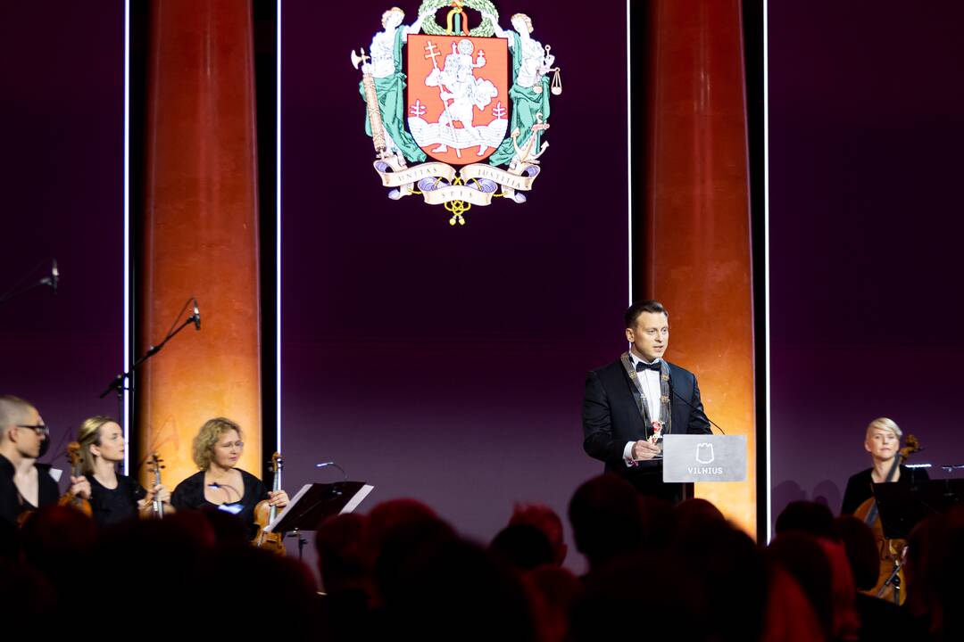 Išrinktojo Vilniaus miesto savivaldybės mero inauguracija ir mero regalijų įteikimo ceremonija