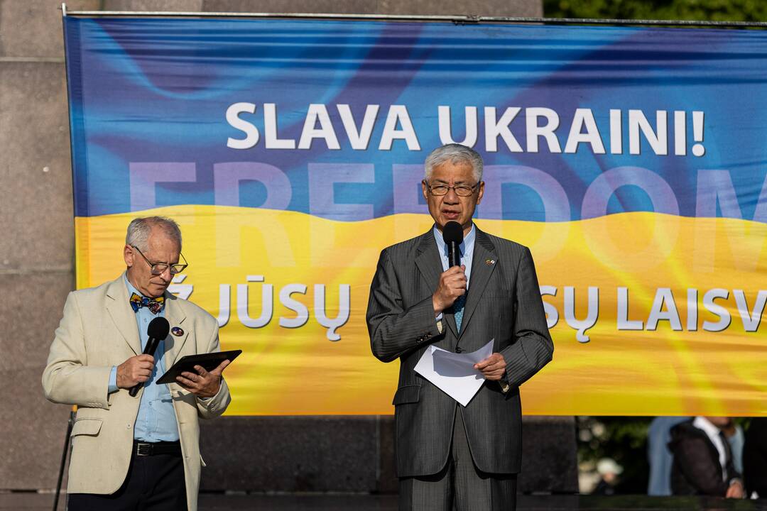 62-asis Ukrainos palaikymo mitingas