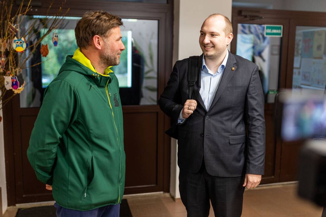 Švietimo ministras susitinka su mokytojų profesine sąjunga