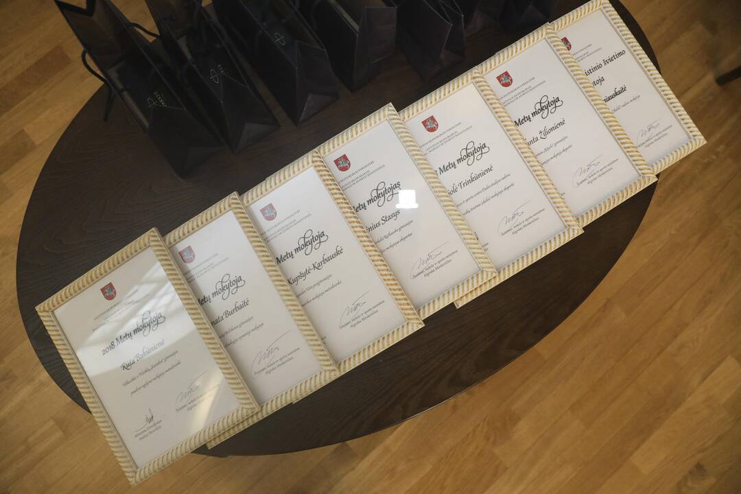 Įteiktos Metų mokytojo premijos