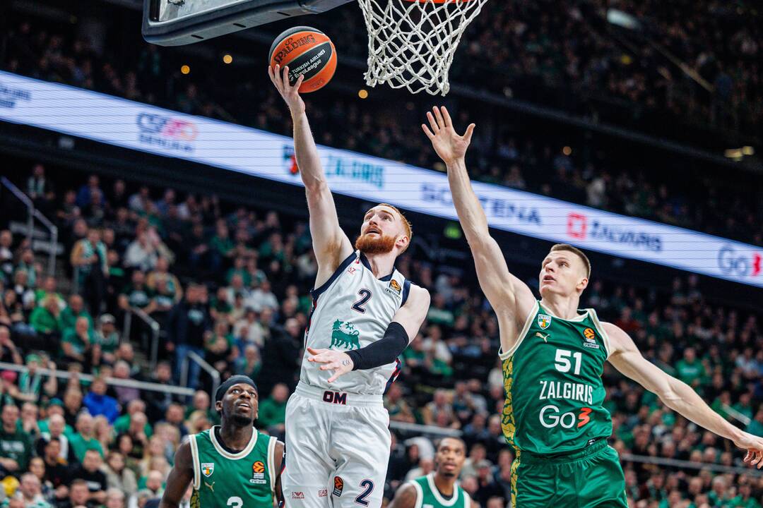 Eurolyga: Kauno „Žalgiris“ – Milano „Emporio Armani“ 87:89