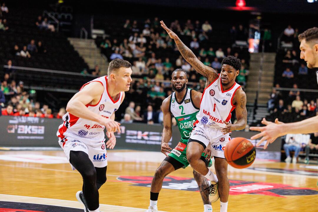 LKL: Kauno „Žalgiris“ – Mažeikių „M Basket–Delamode“ 95:68