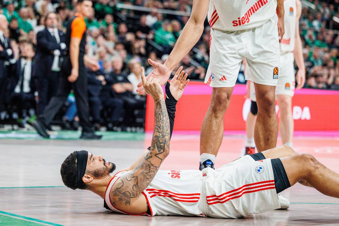 Eurolyga: Kauno „Žalgiris“ – Miuncheno „Bayern“ 82:97