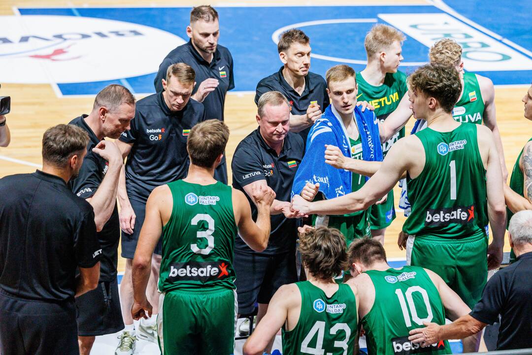 Kontrolinės krepšinio rungtynės: Lietuva – Libanas 100:71