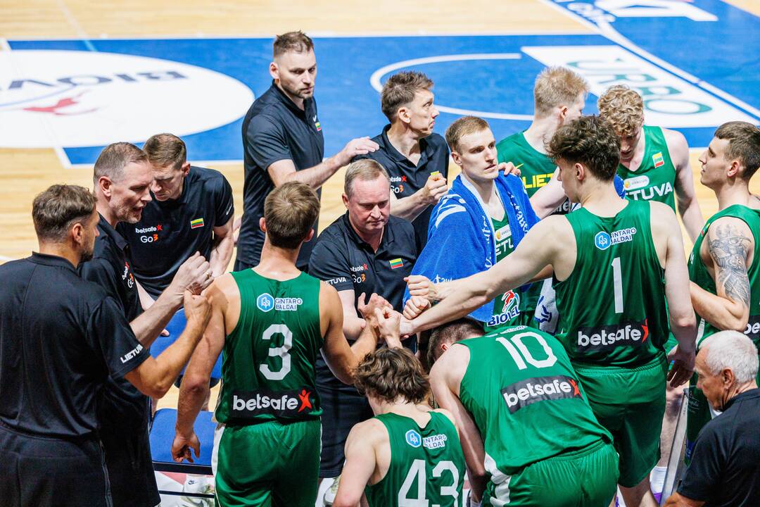 Kontrolinės krepšinio rungtynės: Lietuva – Libanas 100:71