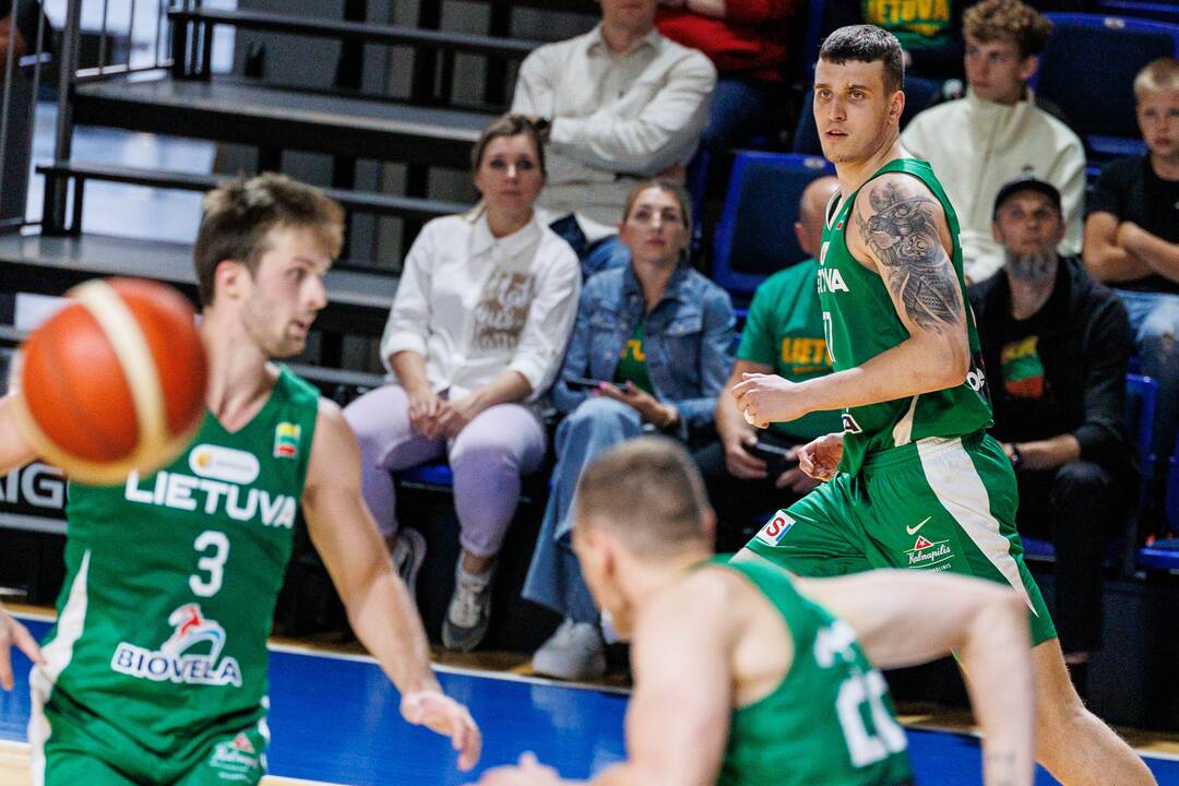 Kontrolinės krepšinio rungtynės: Lietuva – Libanas 100:71