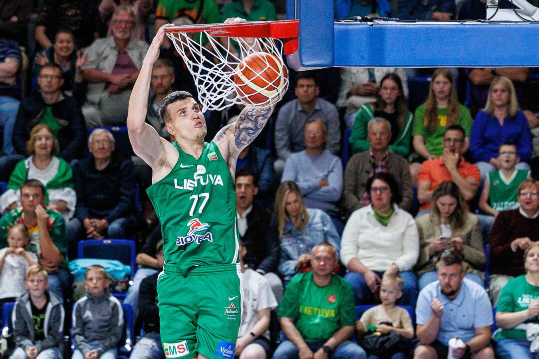 Kontrolinės krepšinio rungtynės: Lietuva – Libanas 100:71