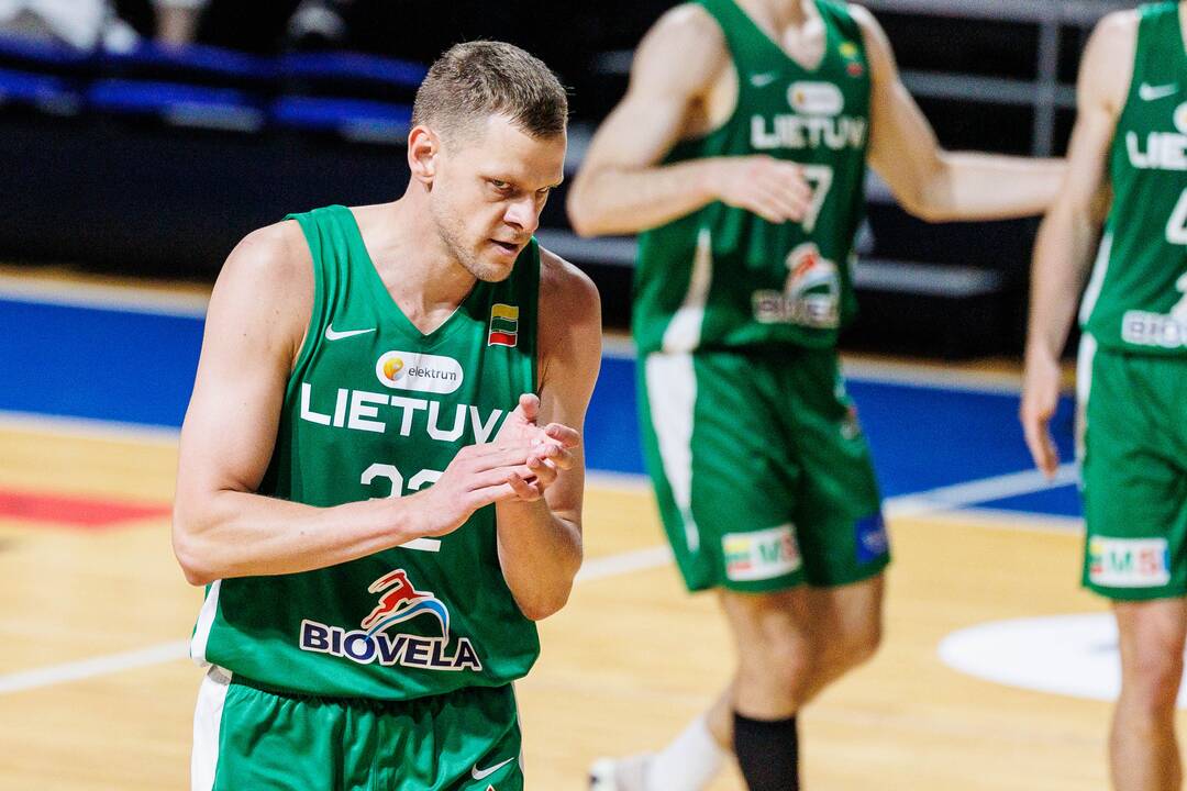Kontrolinės krepšinio rungtynės: Lietuva – Libanas 100:71