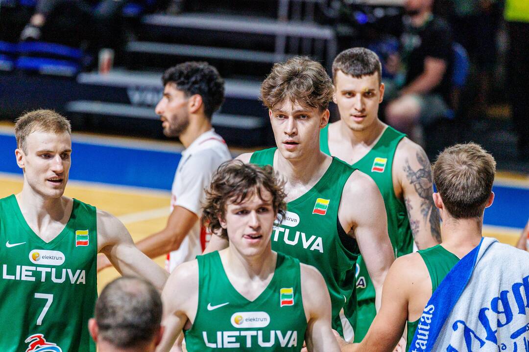 Kontrolinės krepšinio rungtynės: Lietuva – Libanas 100:71