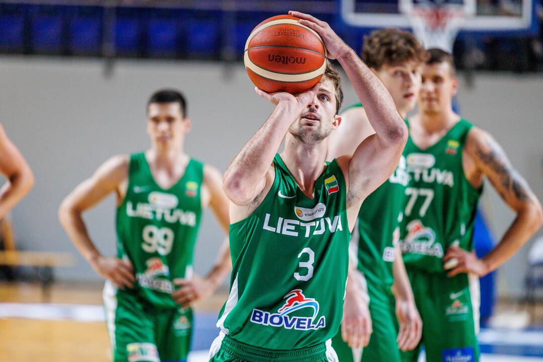 Kontrolinės krepšinio rungtynės: Lietuva – Libanas 100:71