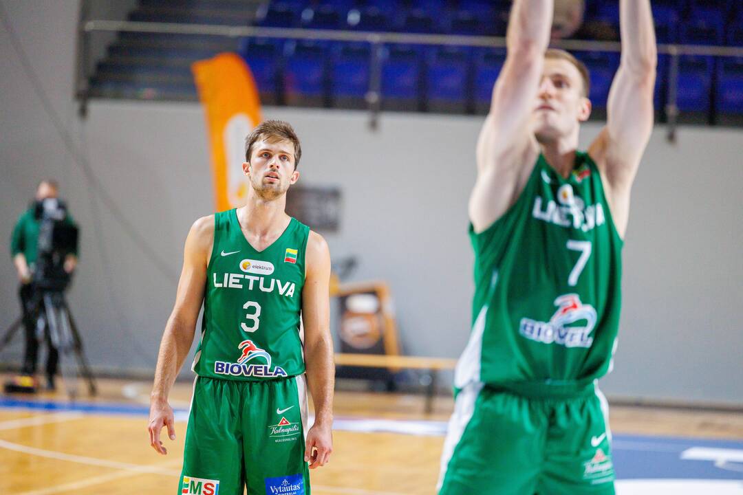 Kontrolinės krepšinio rungtynės: Lietuva – Libanas 100:71