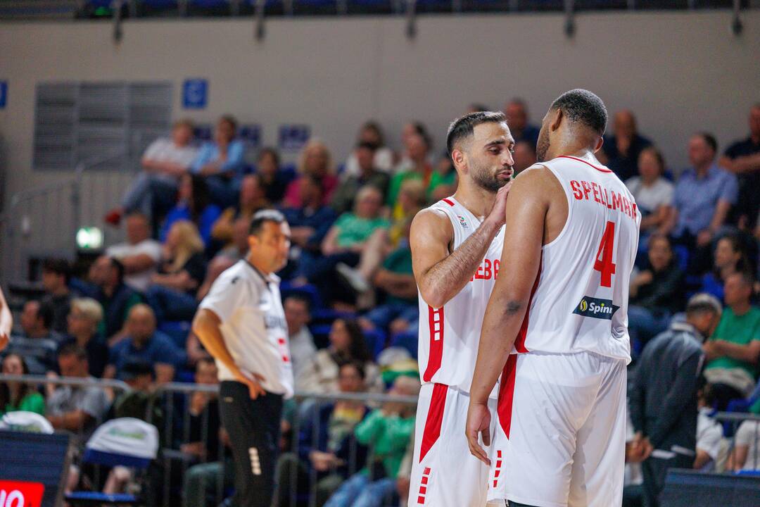 Kontrolinės krepšinio rungtynės: Lietuva – Libanas 100:71