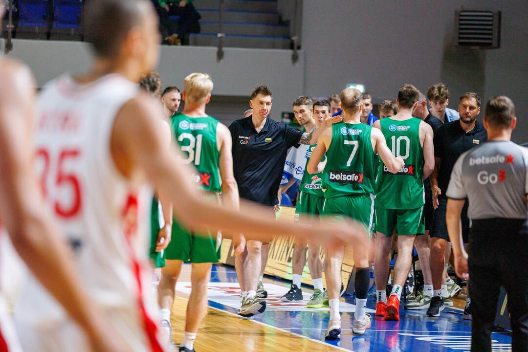 Kontrolinės krepšinio rungtynės: Lietuva – Libanas 100:71