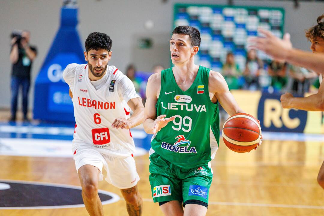 Kontrolinės krepšinio rungtynės: Lietuva – Libanas 100:71