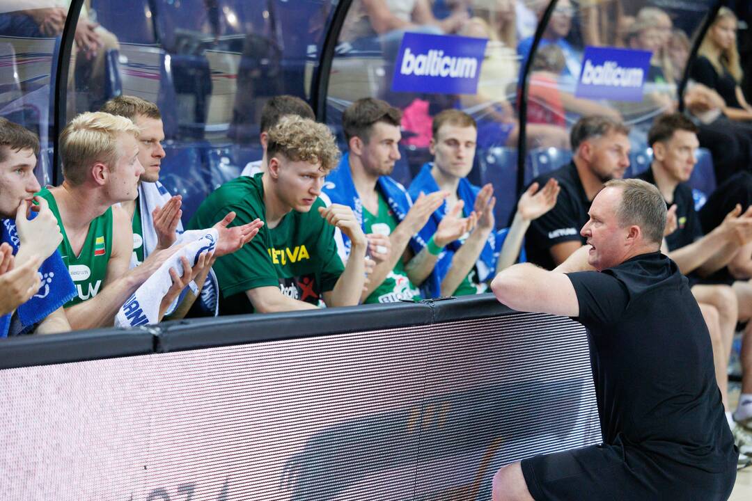 Kontrolinės krepšinio rungtynės: Lietuva – Libanas 105:66